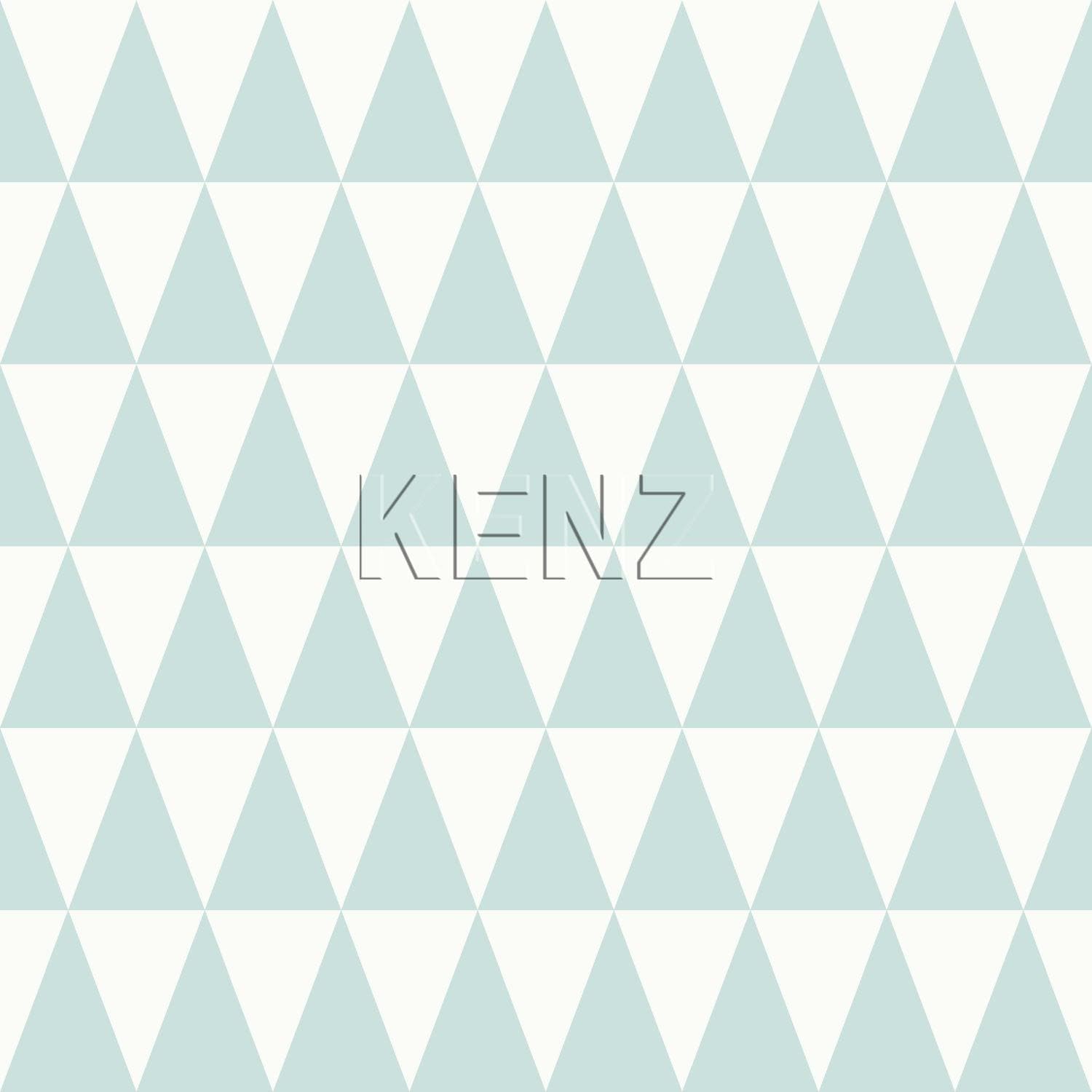 wallpaper graphic geometric triangles greyish mint green and matt white 148669