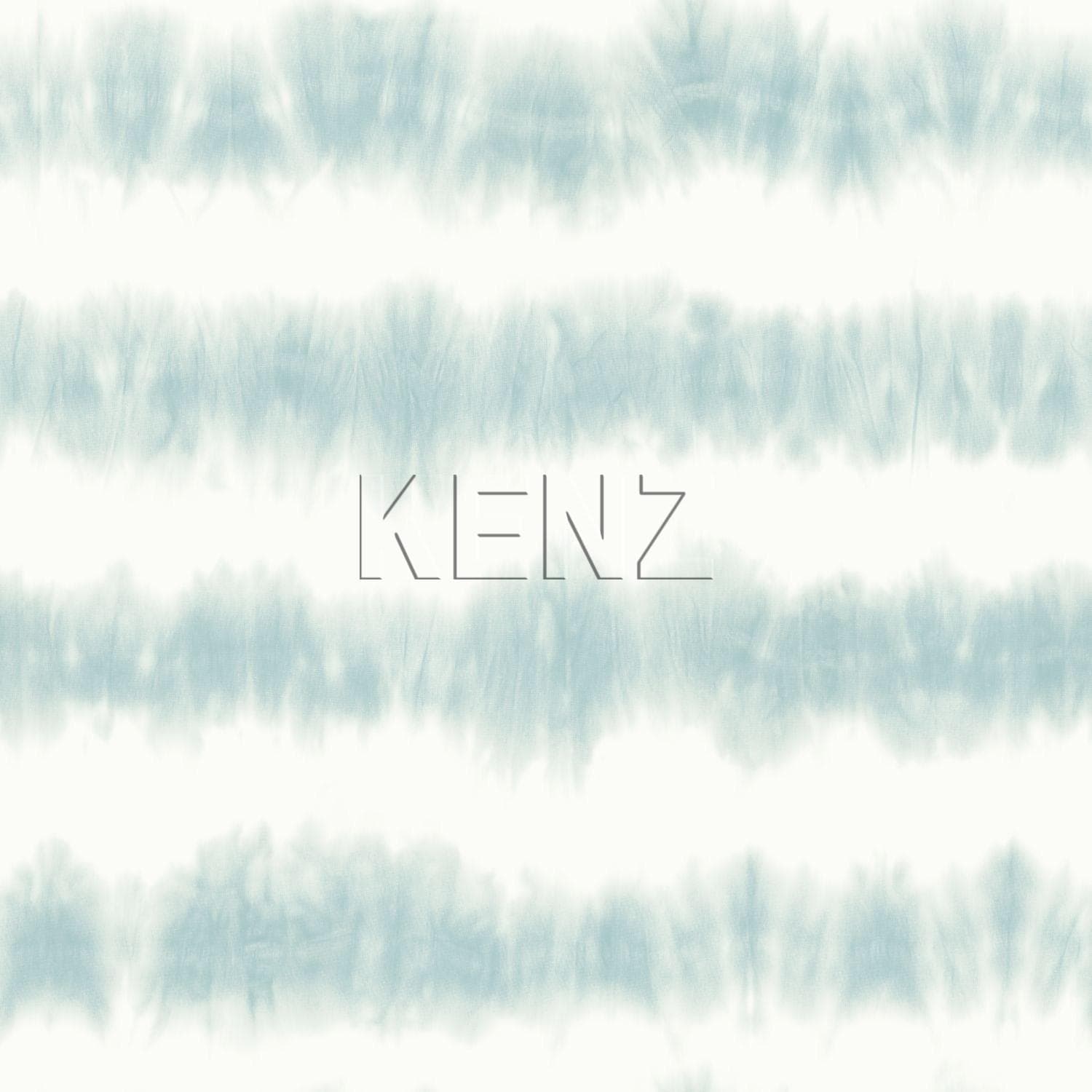 wallpaper horizontal tie-dye shibori stripes light greyed pastel mint green and light warm gray 148686