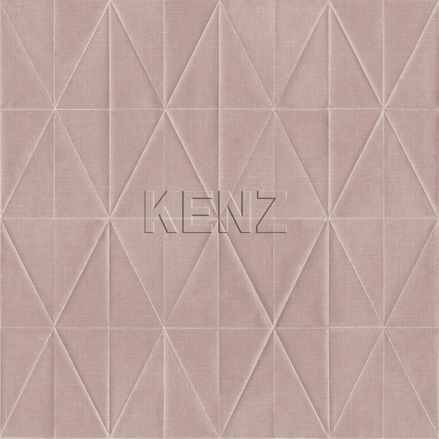 wallpaper origami motif salmon pink 148709