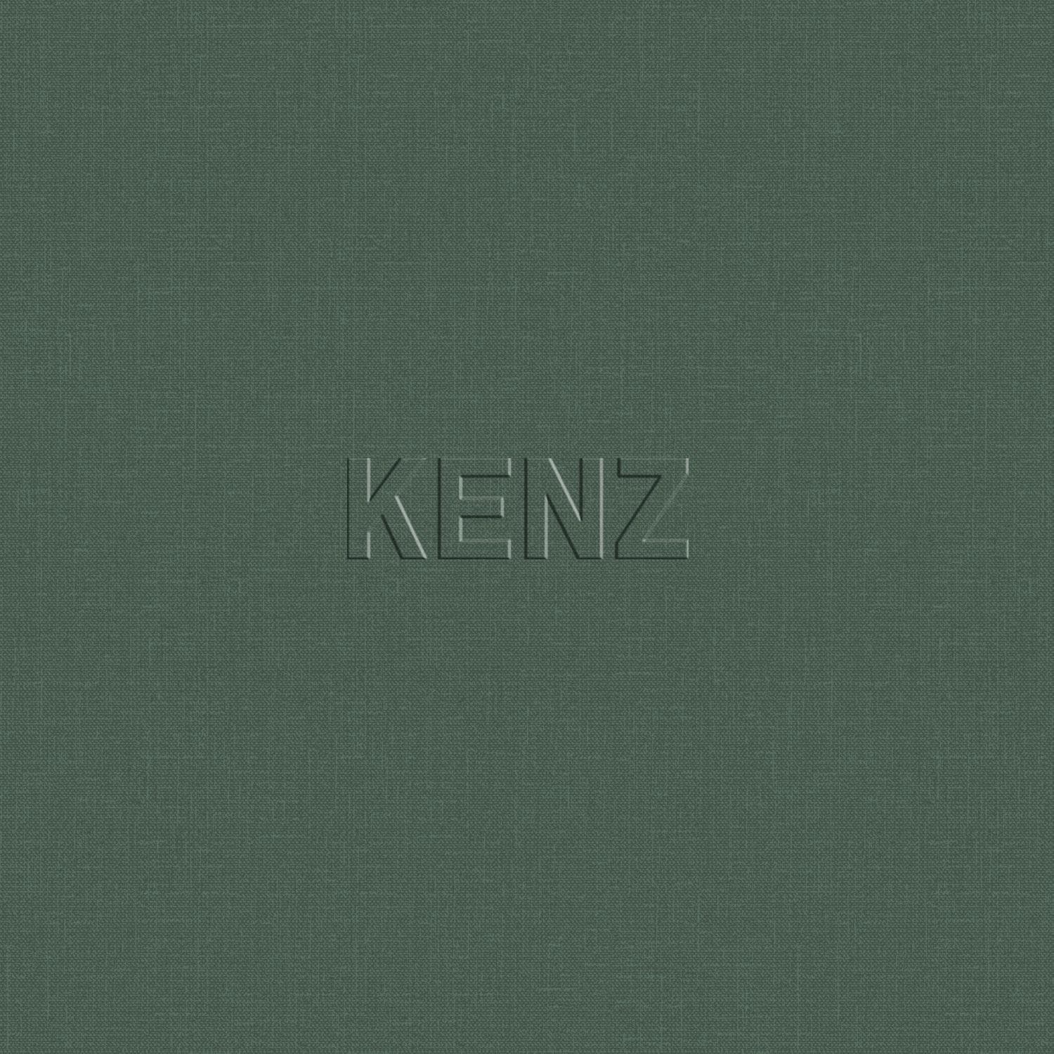 wallpaper linen texture dark green 148748