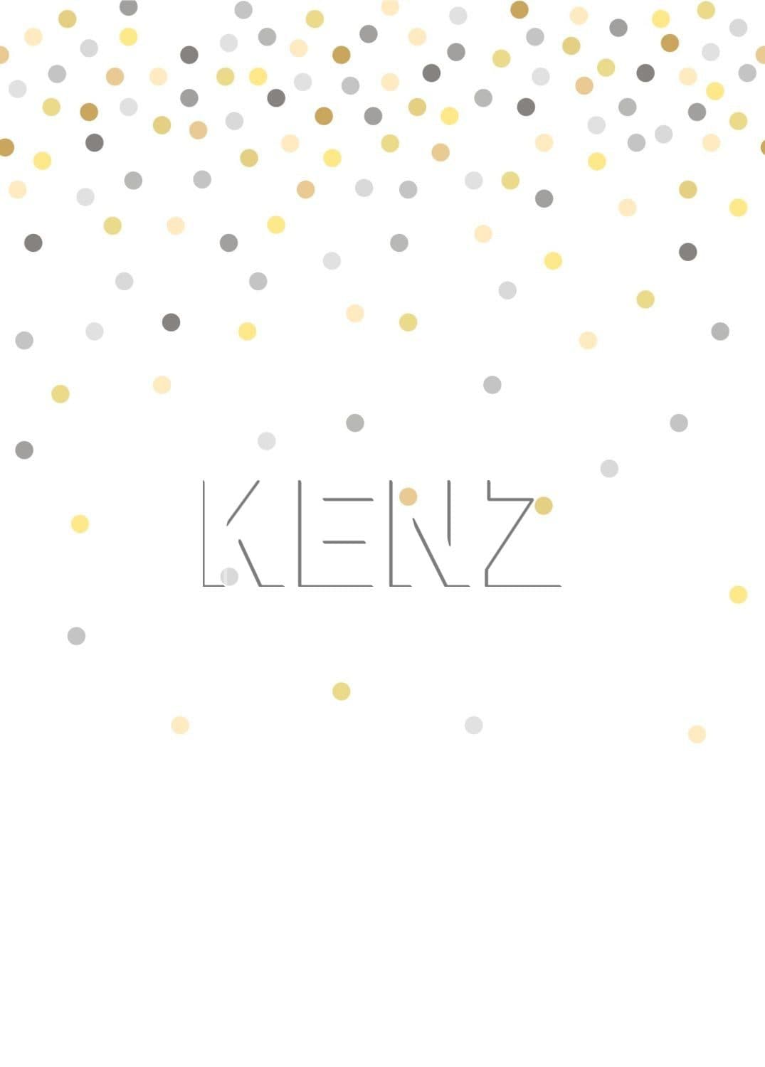 wall mural confetti dots yellow and gray 158930
