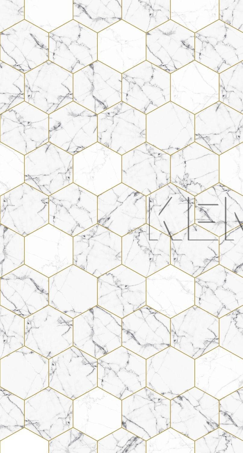 wall mural marble black white and gold 158955