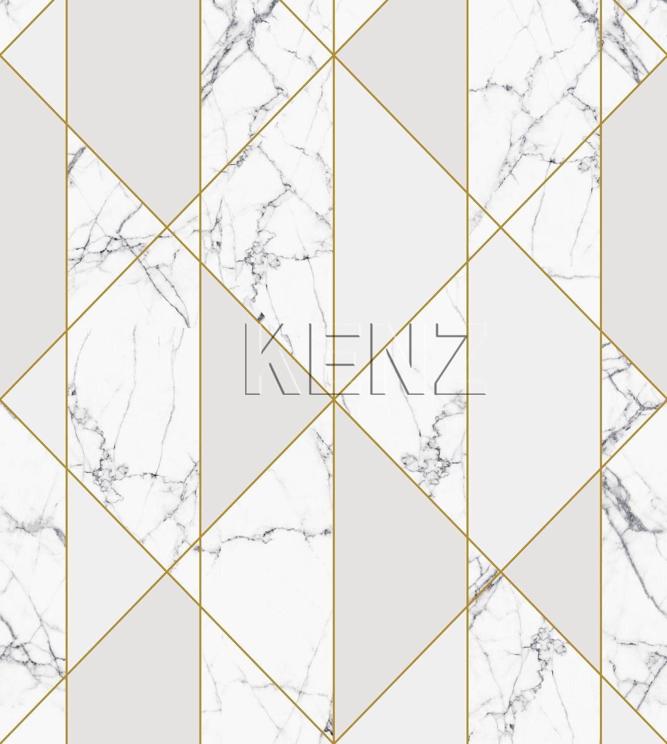 wall mural marble black white, gray and gold 158965