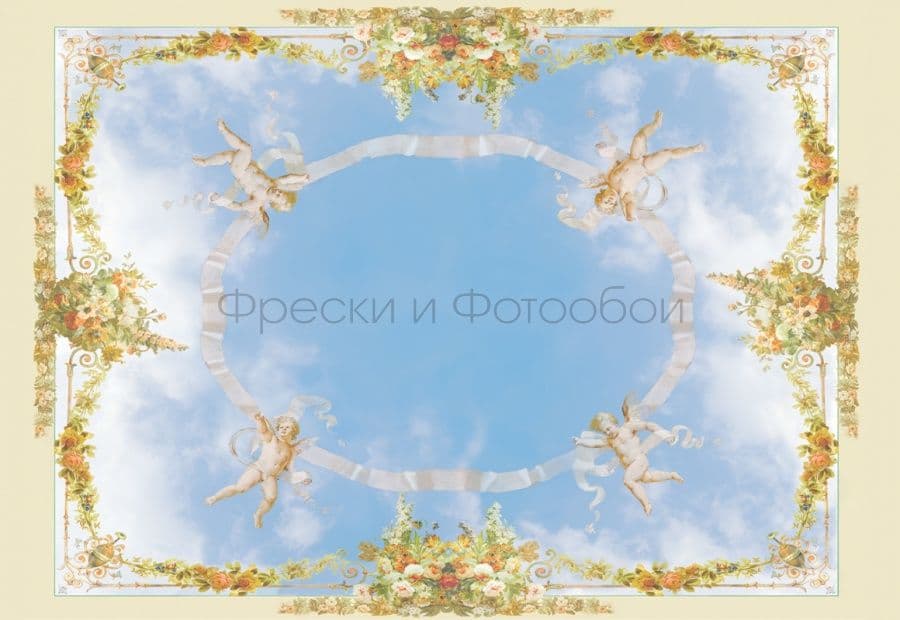 Ceiling Theme With Cupids