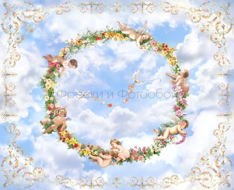 Angels In Flowers