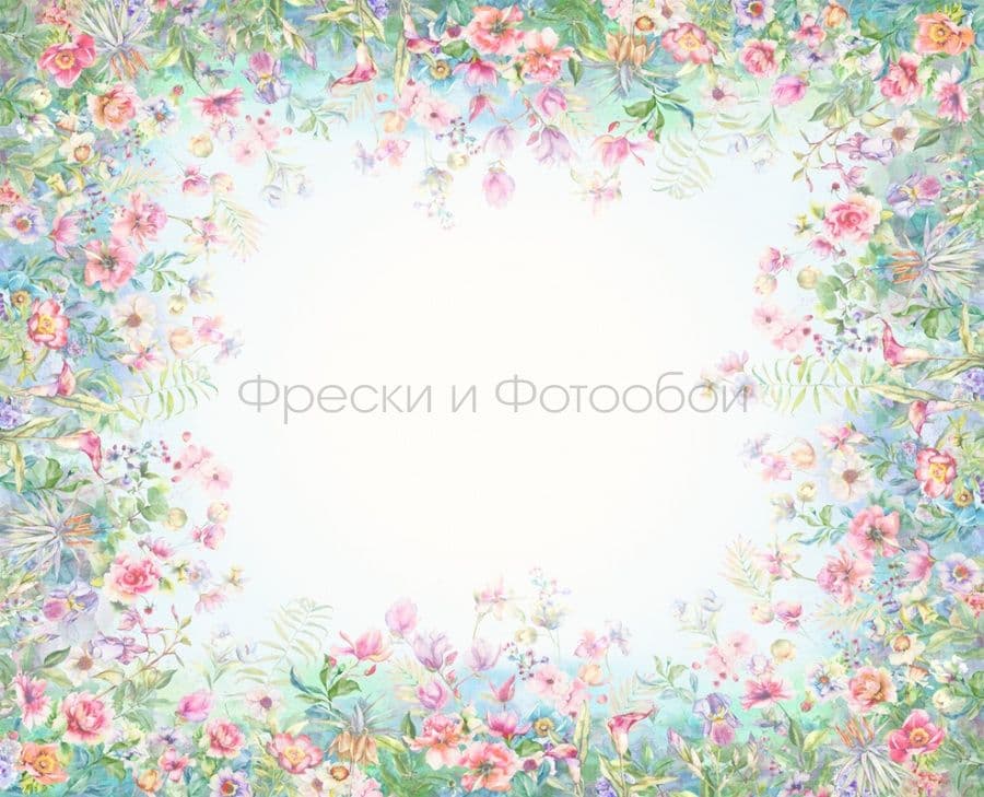 Sky And Flowers