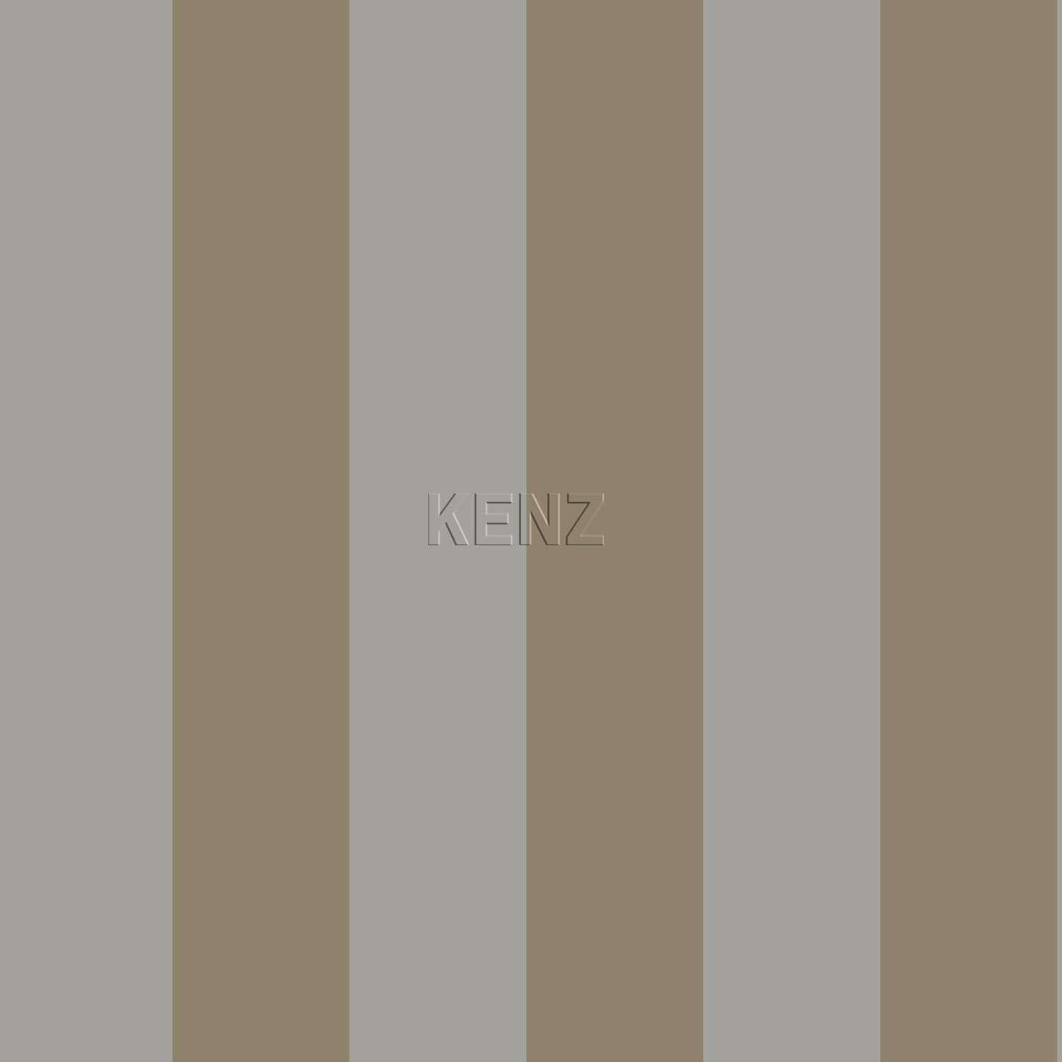 wallpaper stripes taupe and shiny bronze 326112