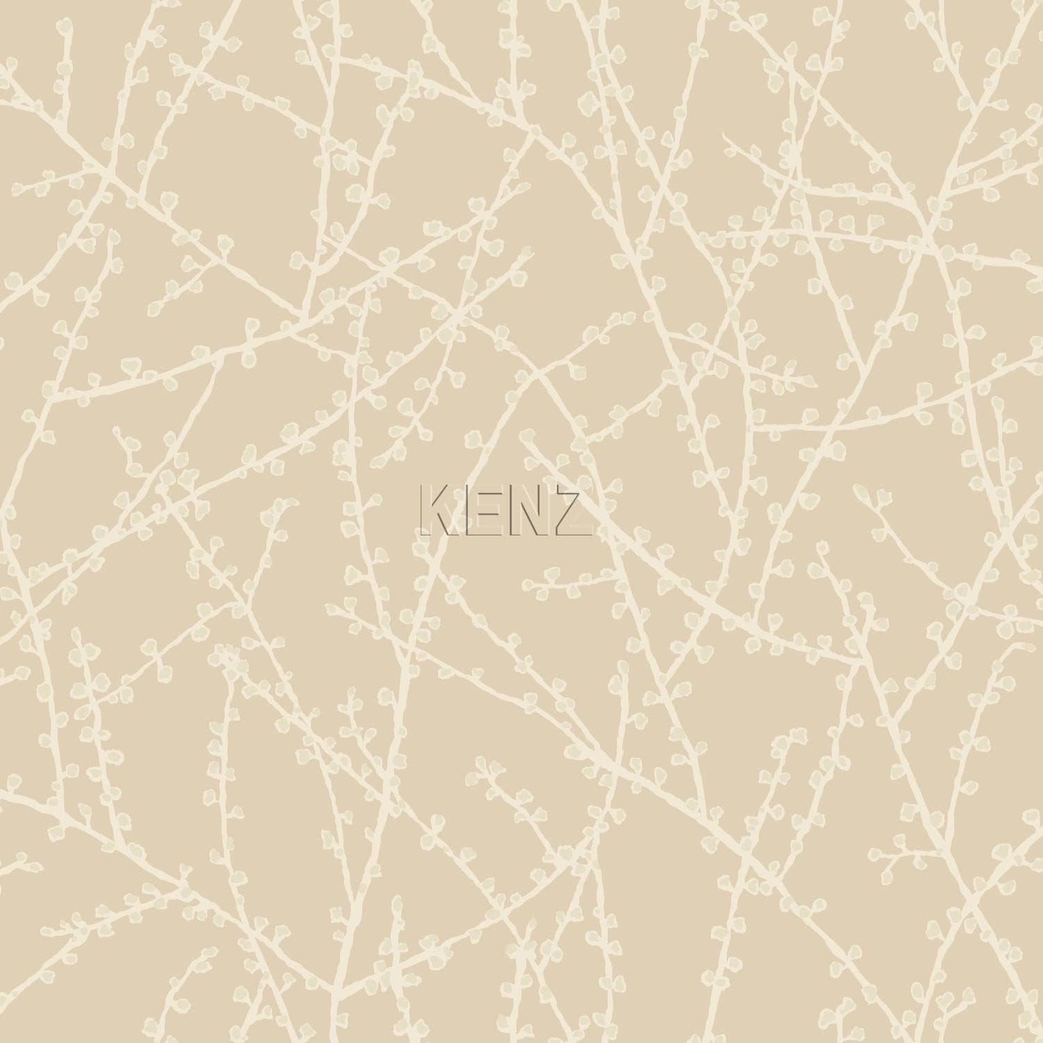 wallpaper blossom branch shiny gold 345734