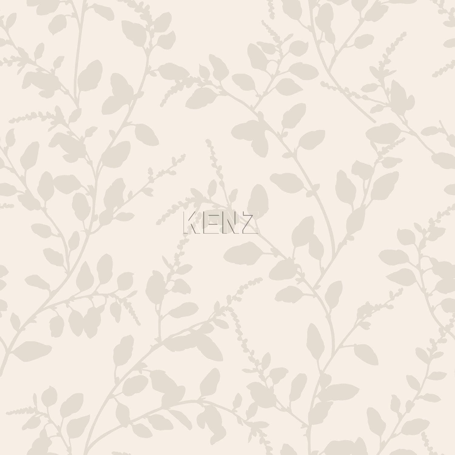 wallpaper leaves beige 345929