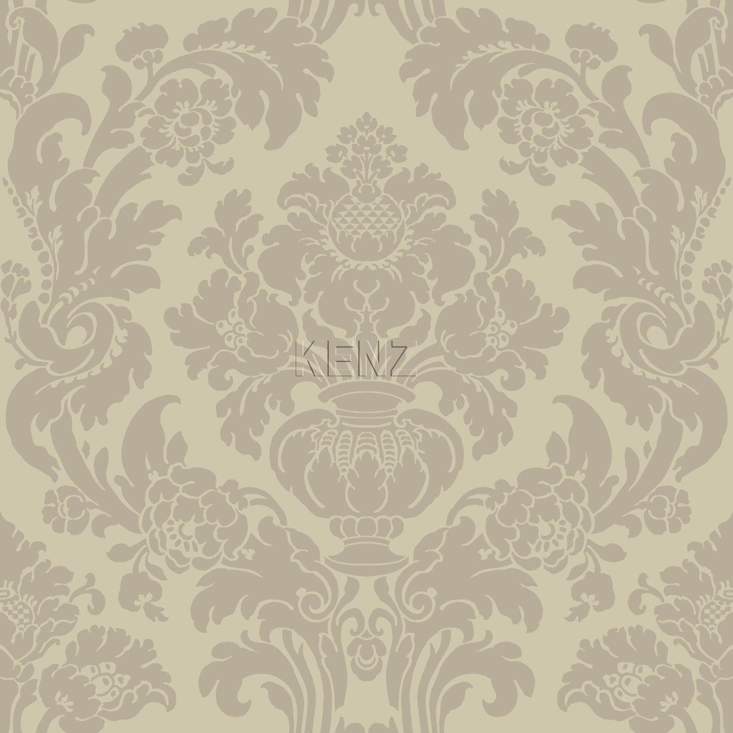 wallpaper ornaments warm beige 346238