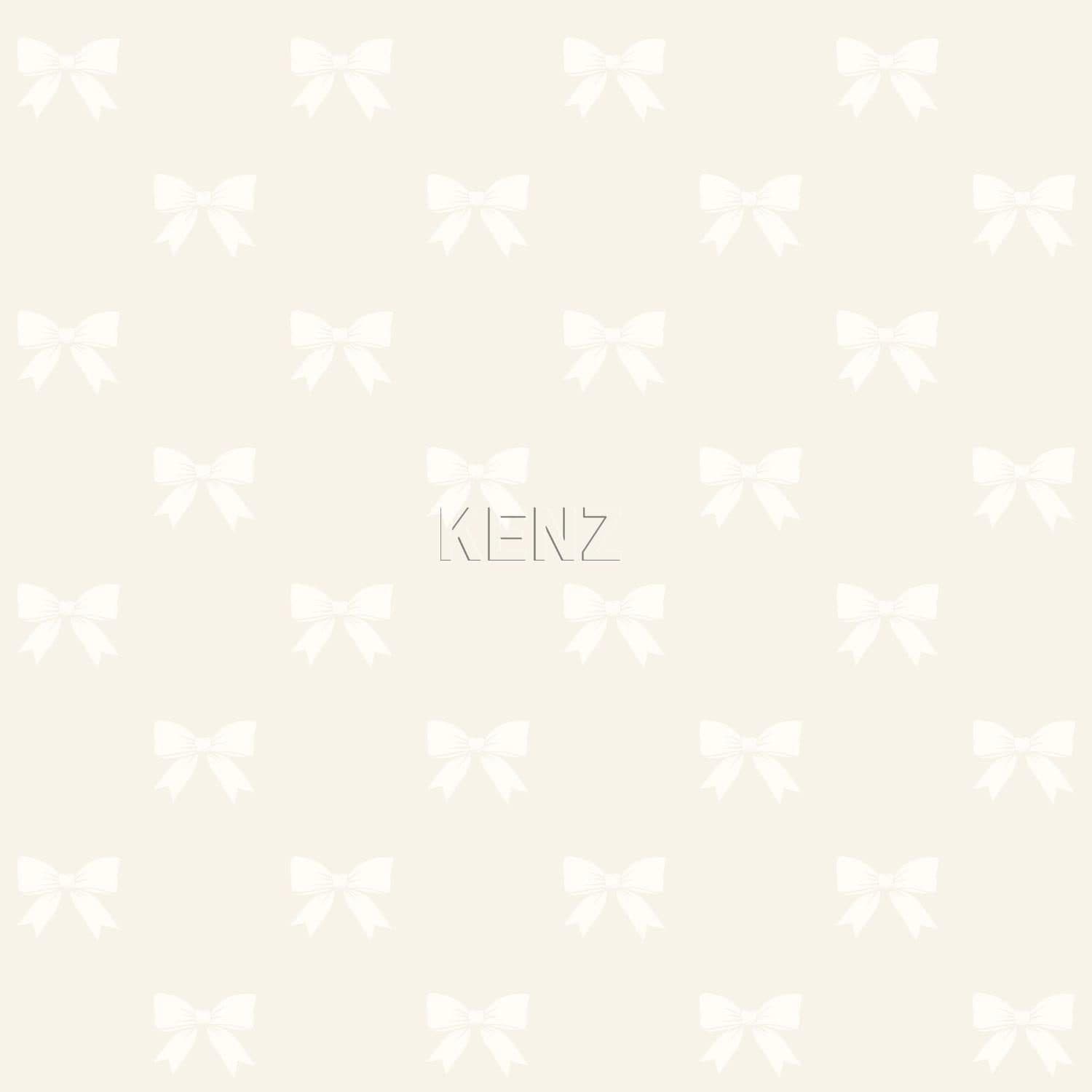 wallpaper bows silver 346845