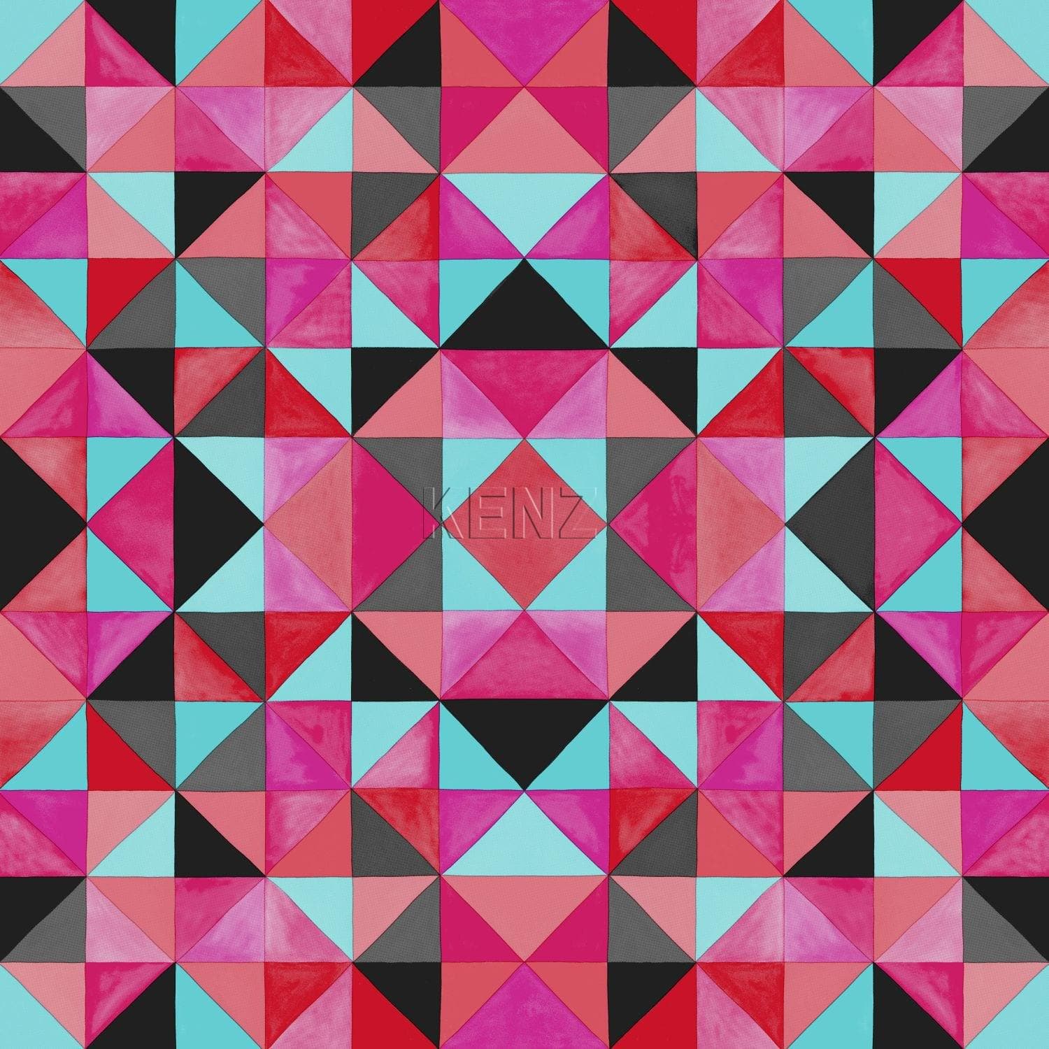 wallpaper cubism red and blue 346911