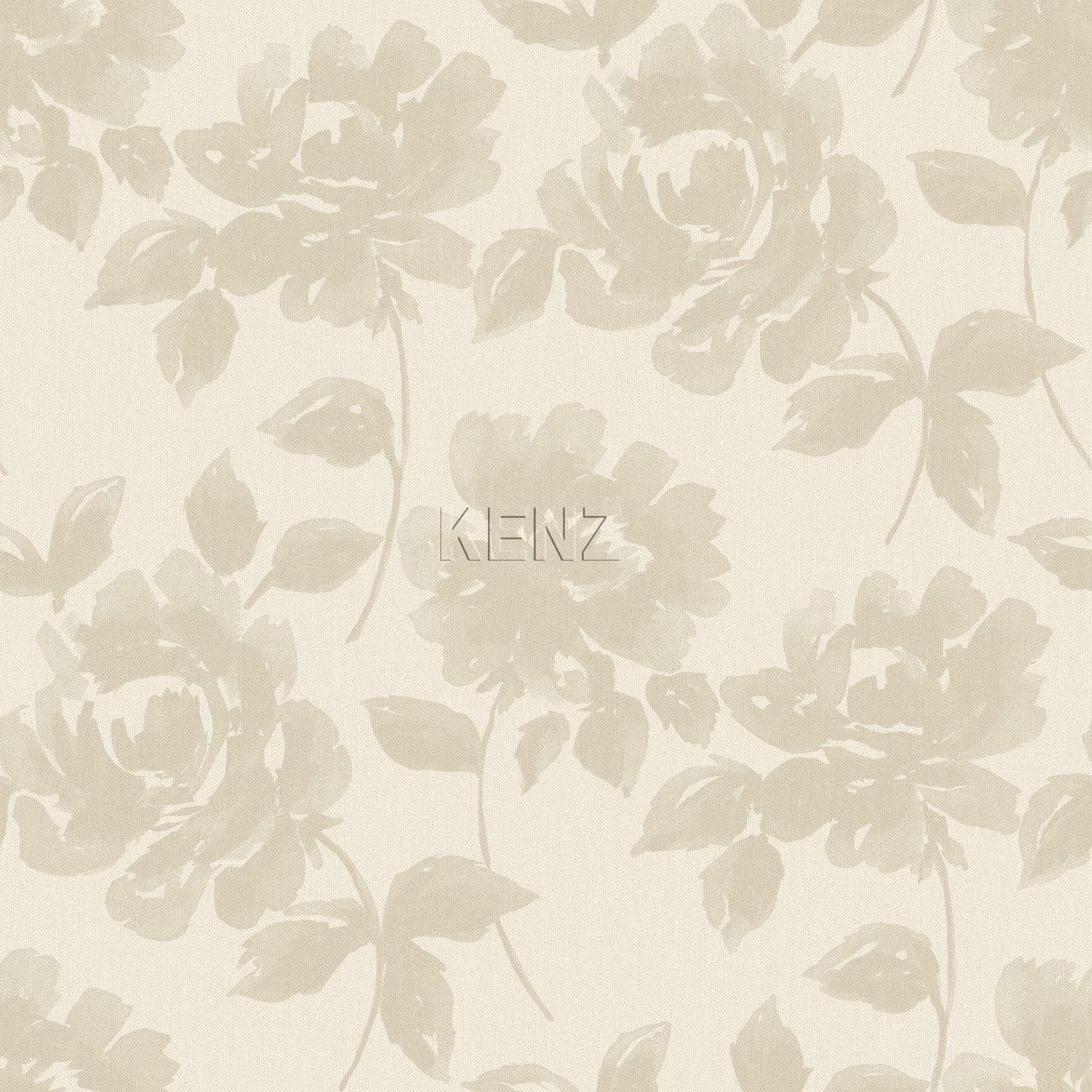 wallpaper roses cream 347031