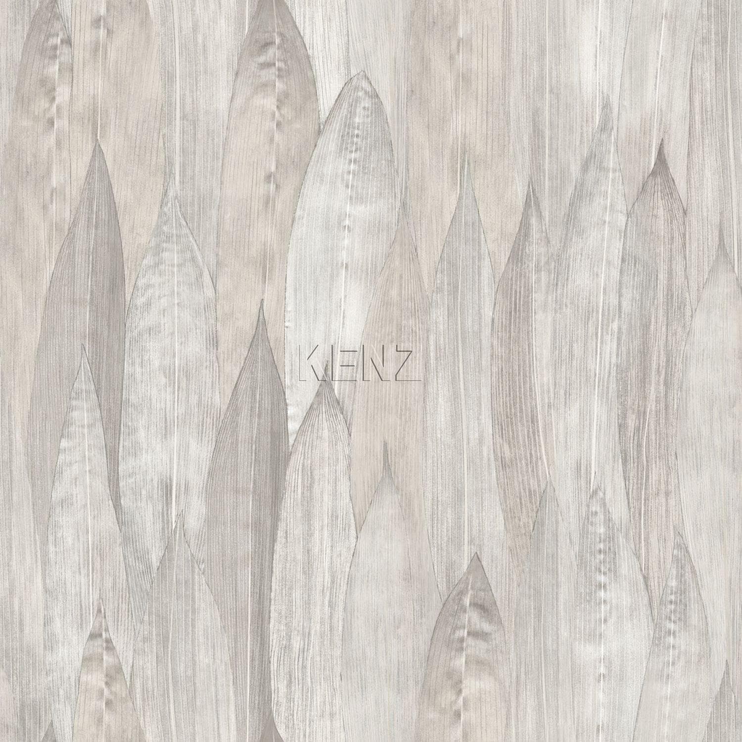 wallpaper leaves light beige 347372