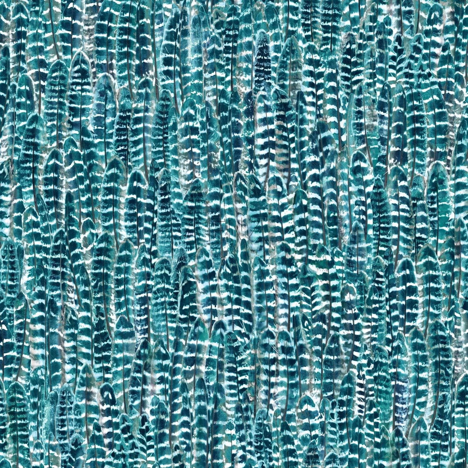 wallpaper feathers sea green 347393