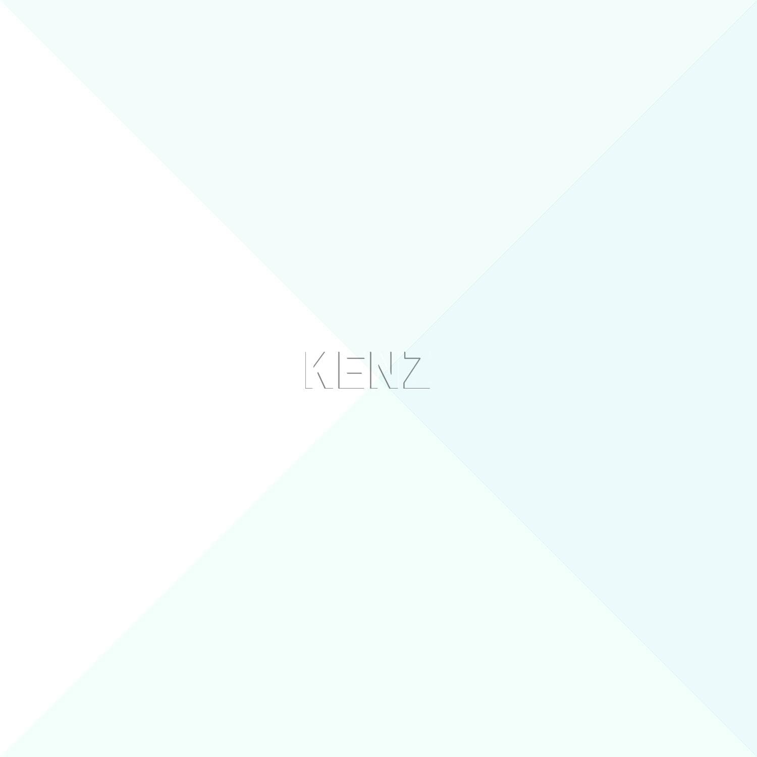 wallpaper large graphic triangle matt white and mint green 347497