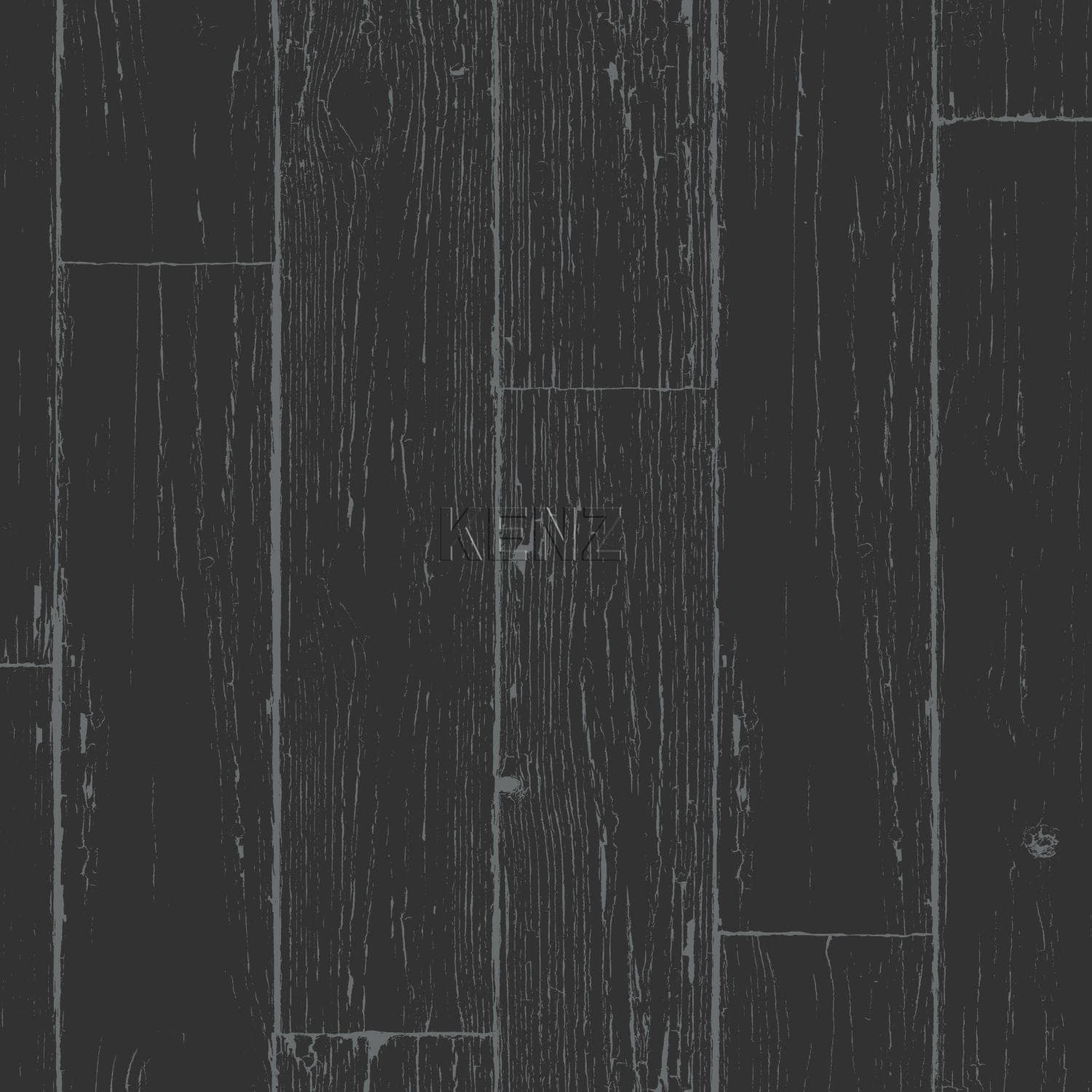 wallpaper weathered wooden planks matt black and silver 347542