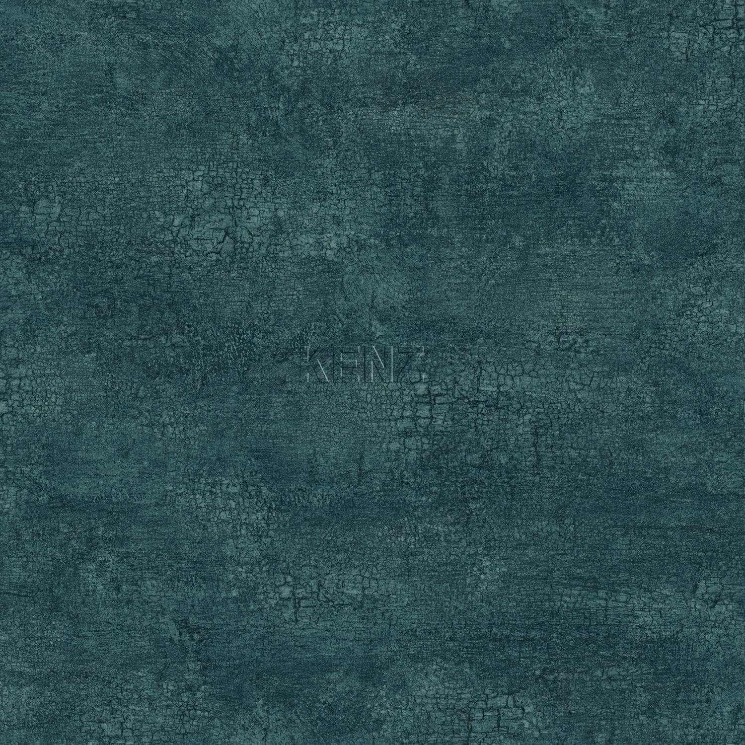 wallpaper natural stone with crackle effect petrol blue 347562