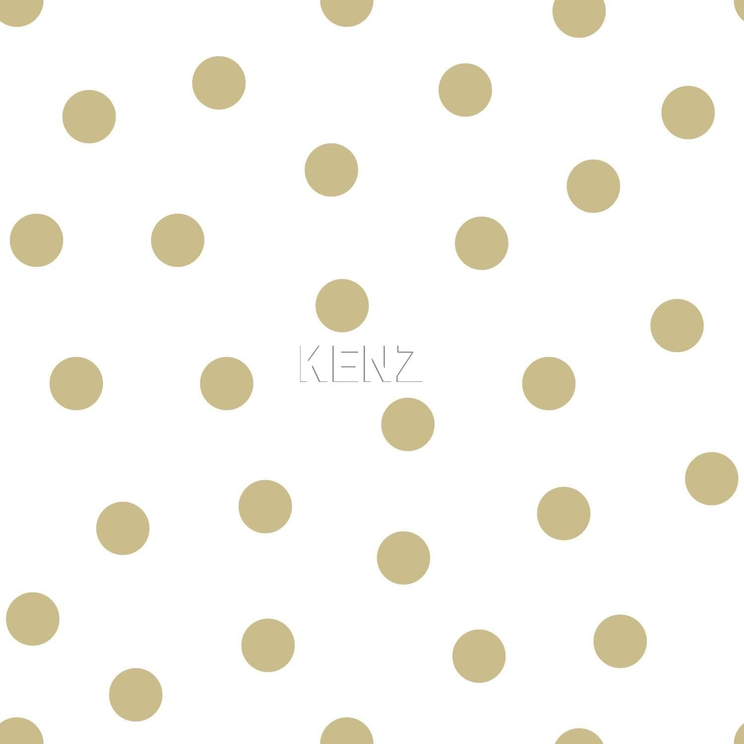 wallpaper small dots white and gold 347674