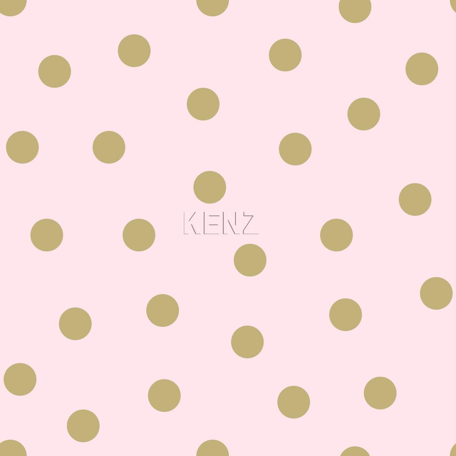 wallpaper small dots pink and gold 347677