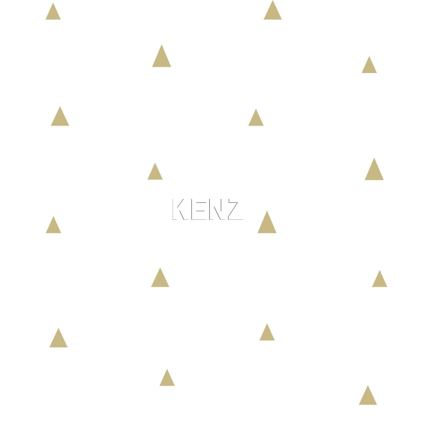 wallpaper graphic triangles white and gold 347680