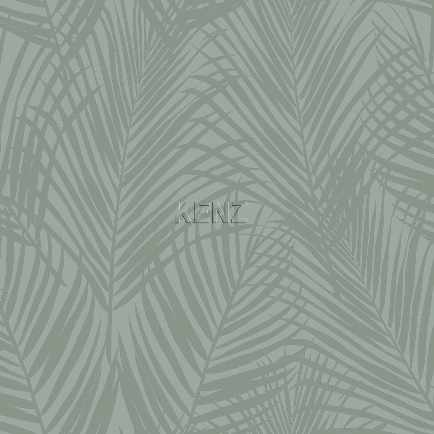 wallpaper palm leaves greyish green 347709