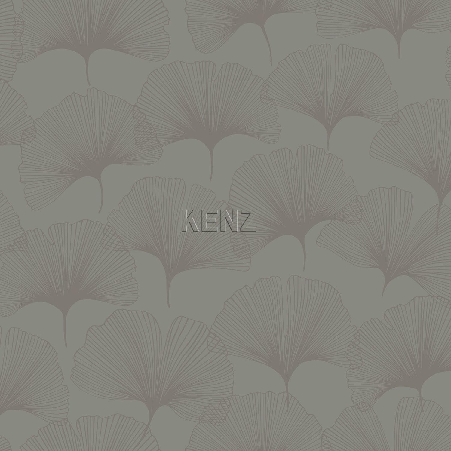 wallpaper ginkgo leaves warm gray 347731