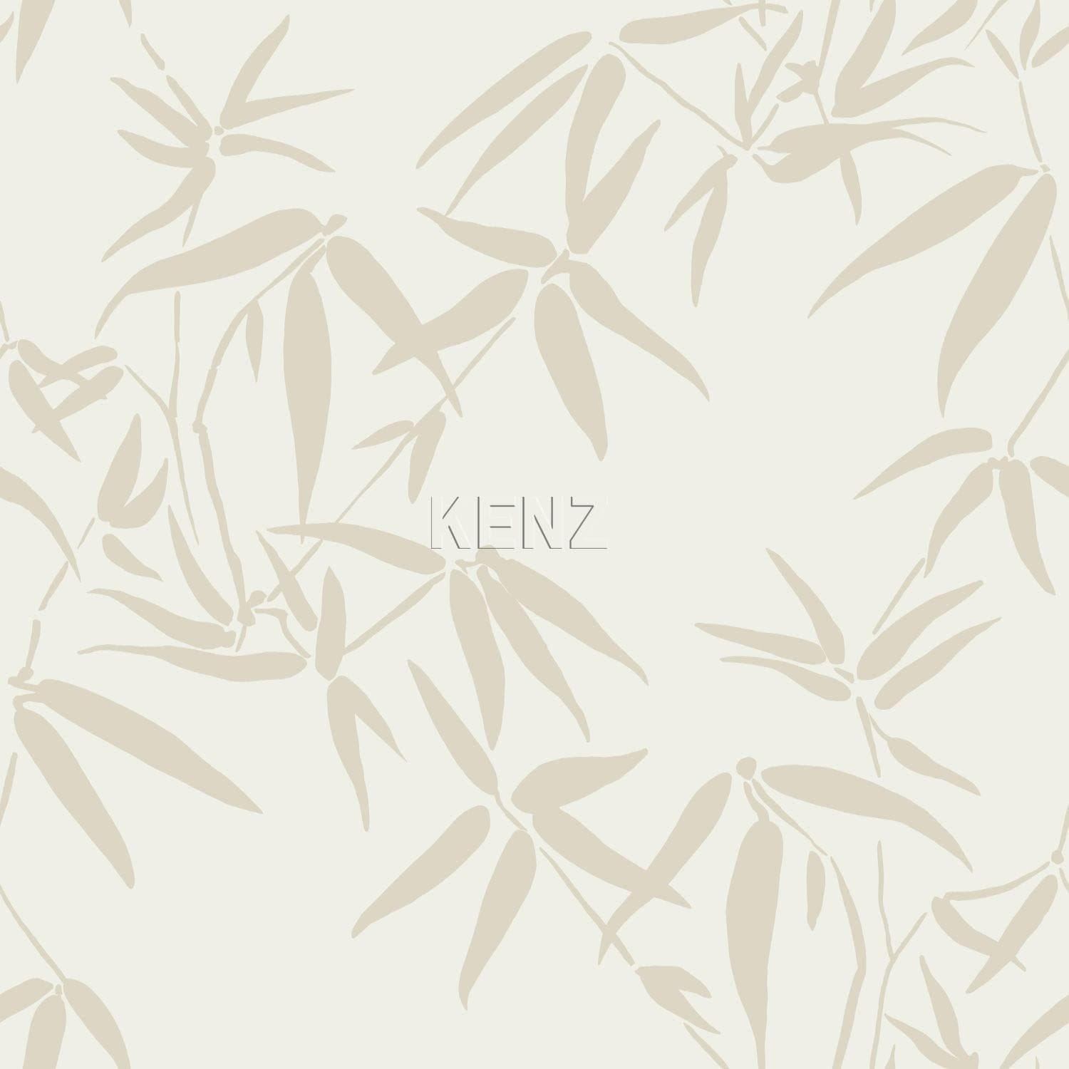 wallpaper bamboo leaves beige 347735