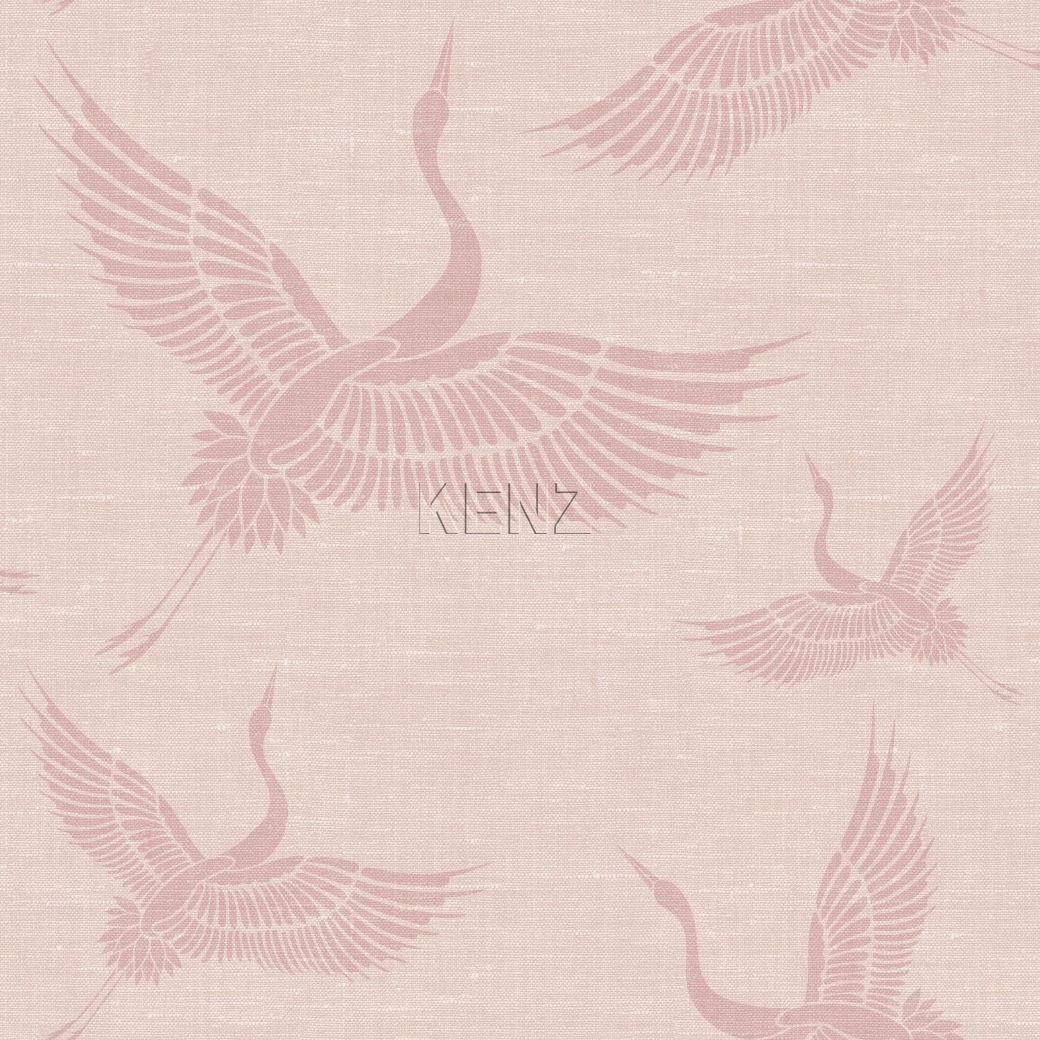 wallpaper cranes old pink 347757