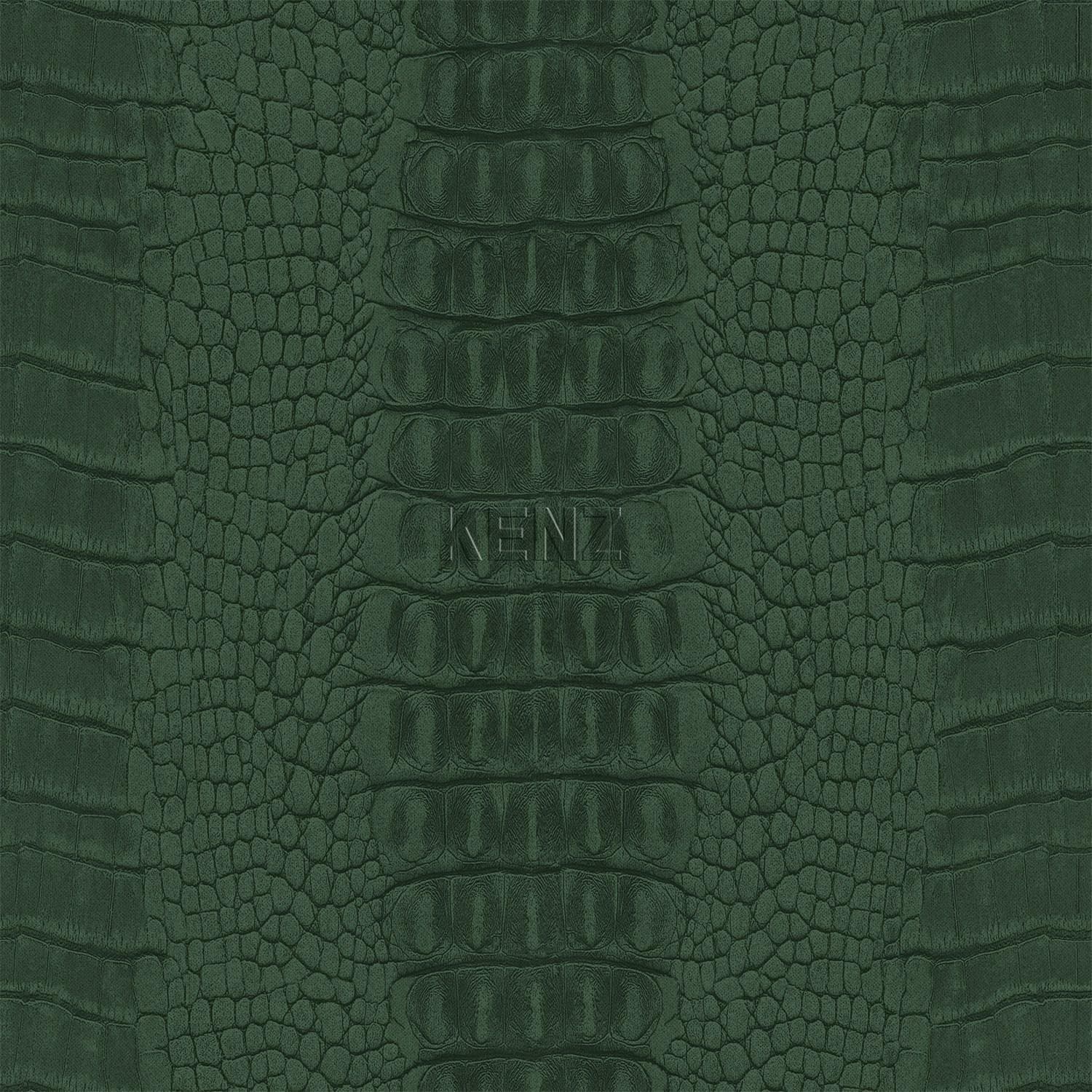 wallpaper crocodile skin dark green 347776