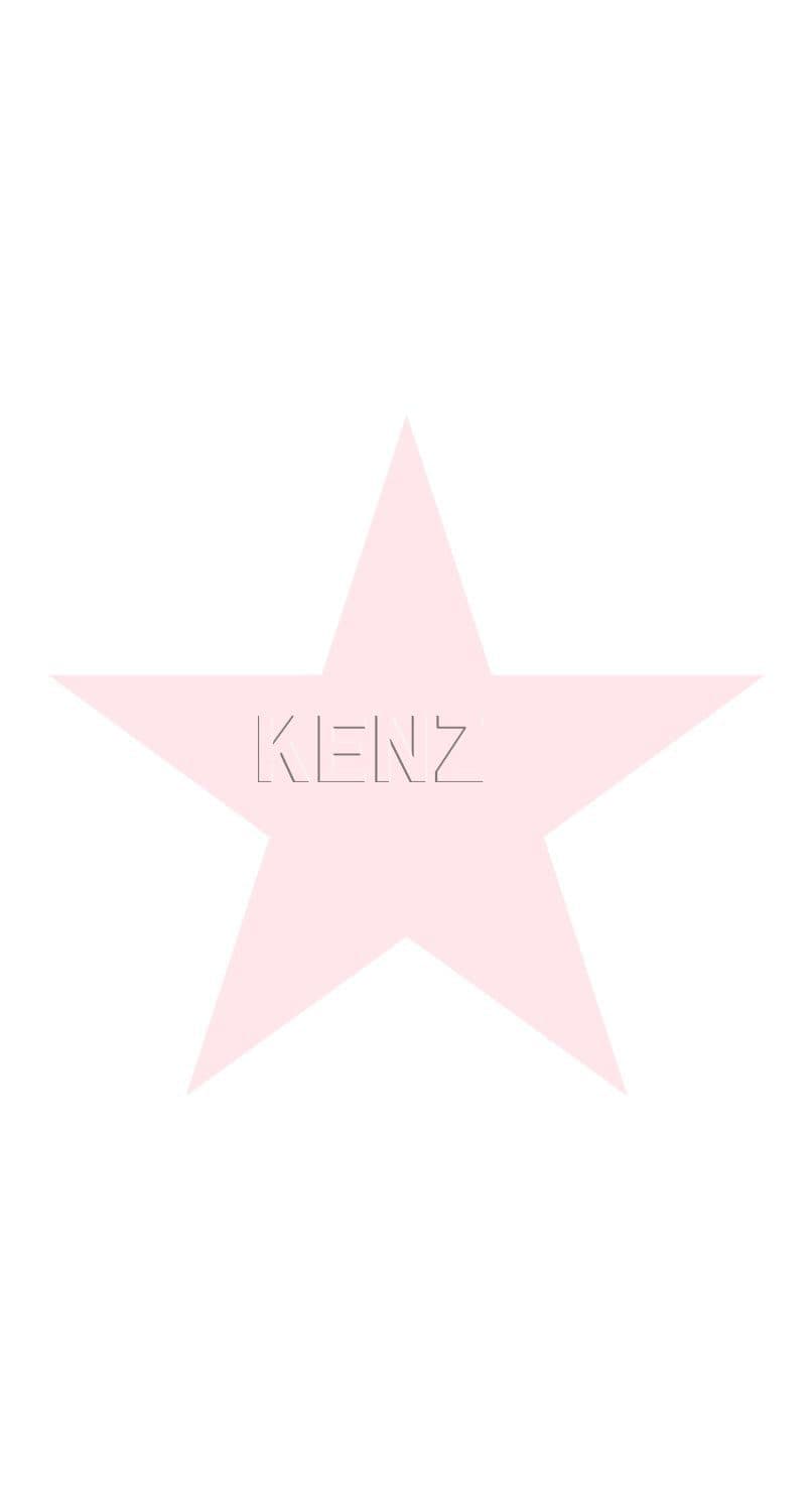 wall mural stars soft pink 357220