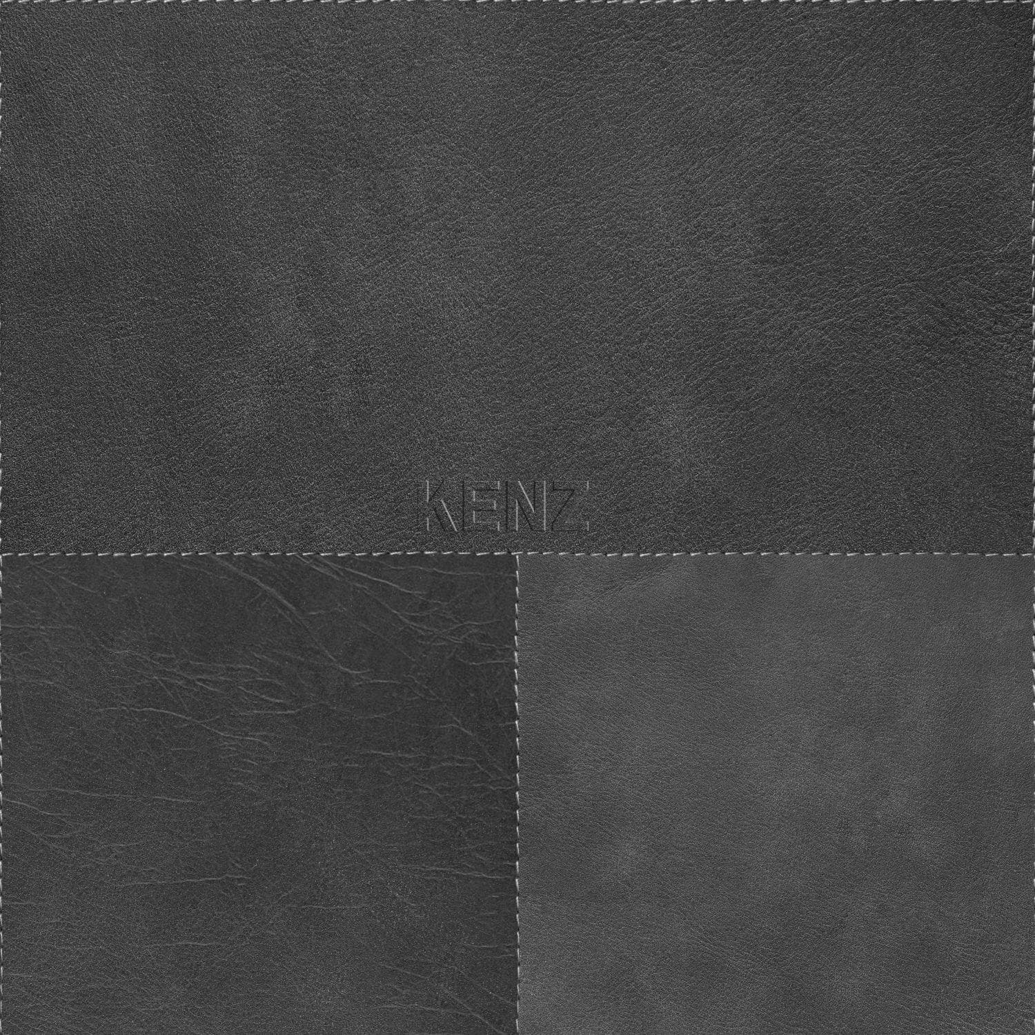 wallpaper XXL tile pattern with leather look dark gray 357240