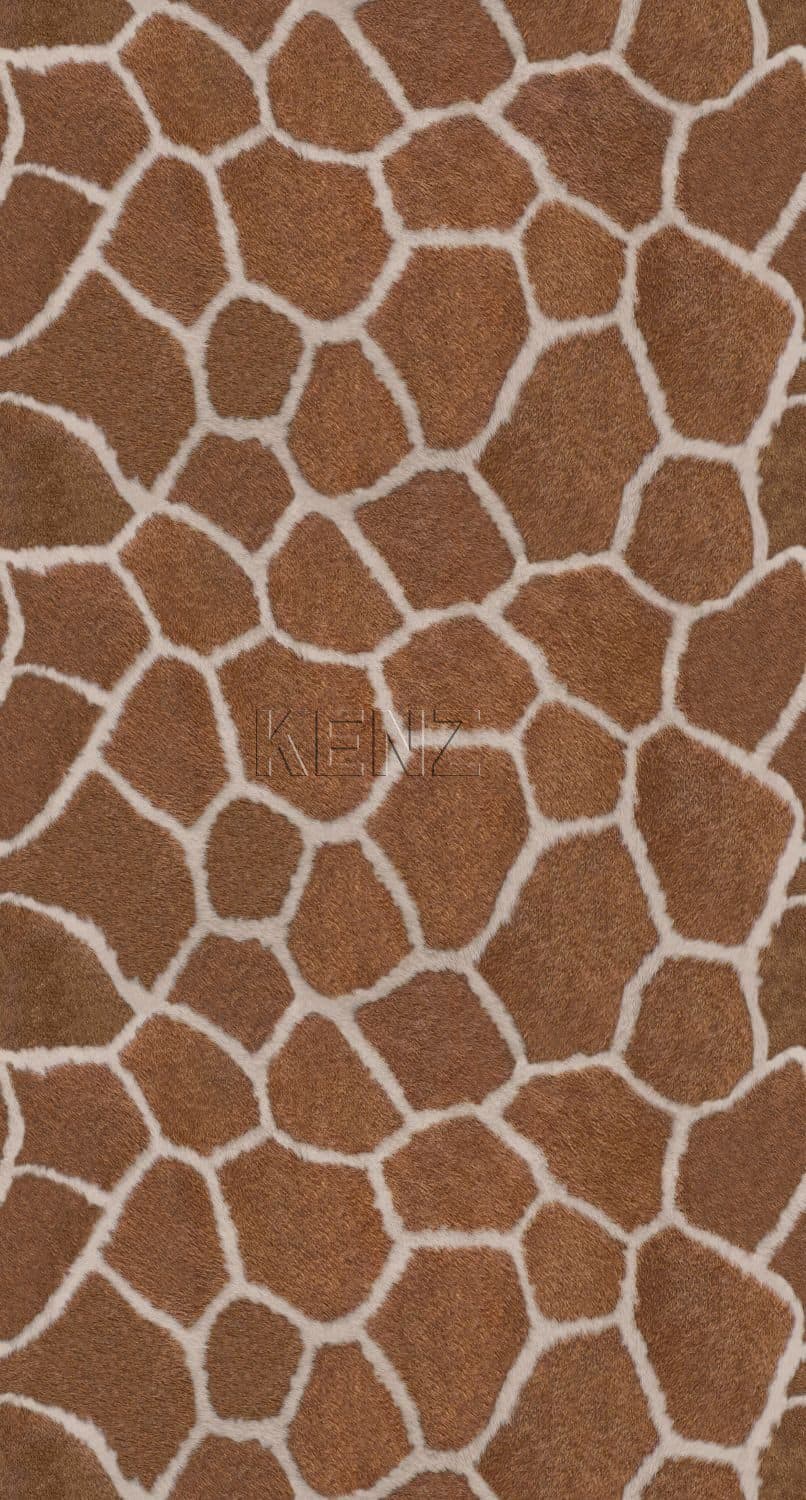 wall mural giraffe skin look brown 357244