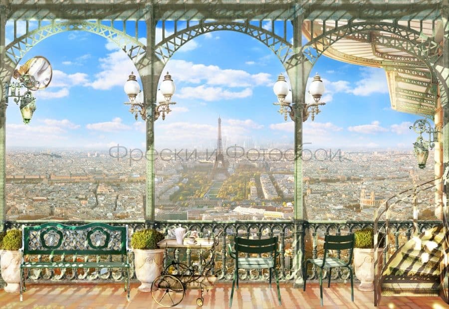 Paris View From A Balcony