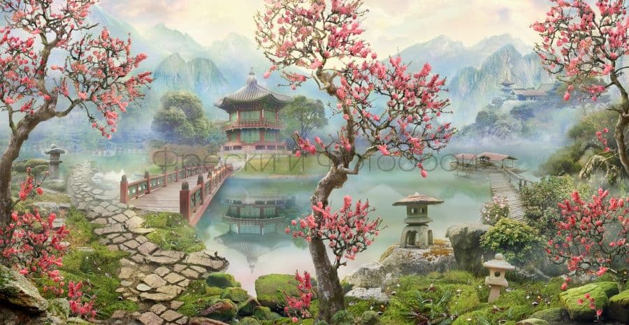 Landscape In Japanese Style