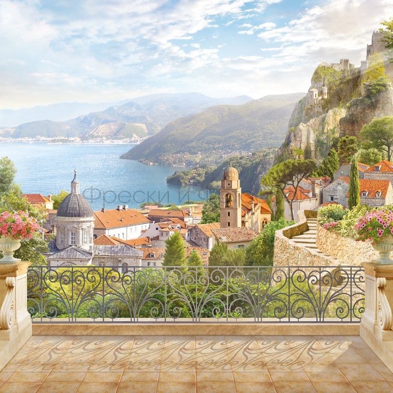 Sea View From A Balcony