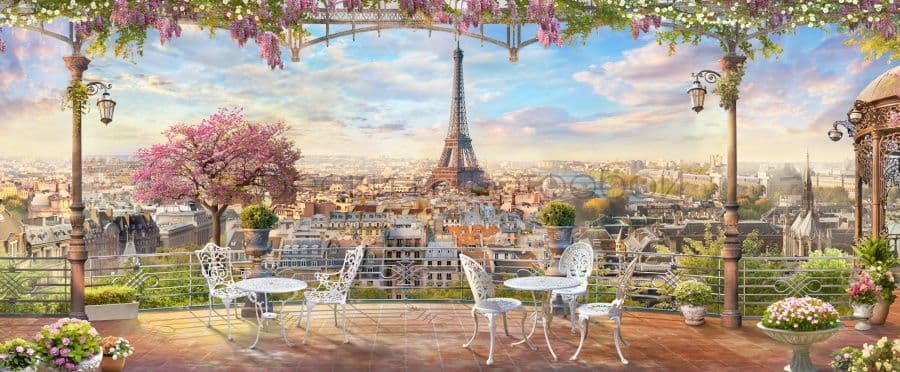 Panoramic View Of Paris