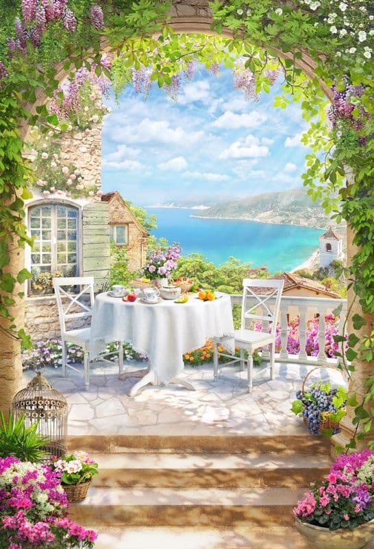 Table In A Garden