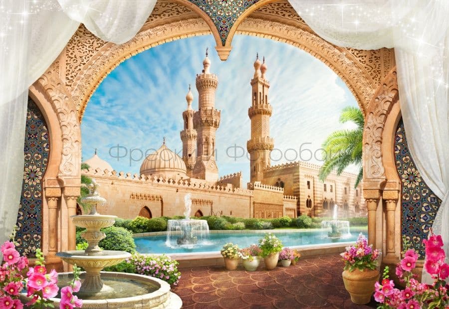 Mosque View From The Arch