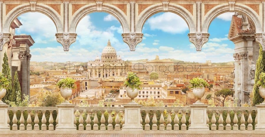 Balcony With Rome View