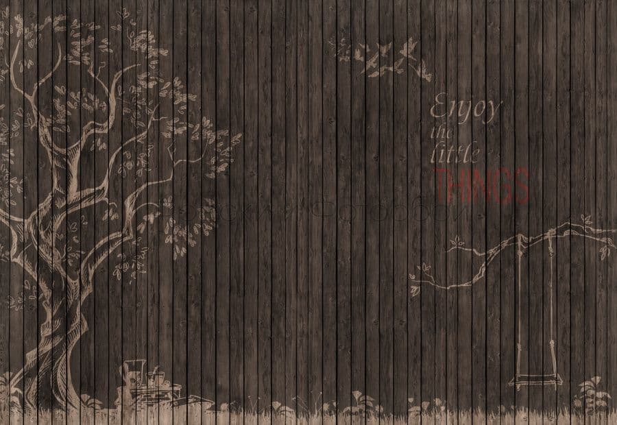 Tree And Birds On Boards