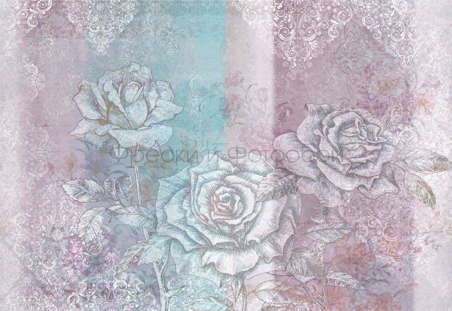 Embroidered Roses