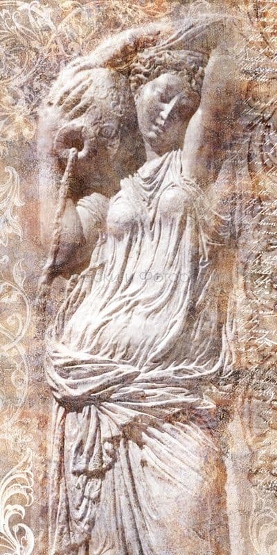 Antique Bas-Relief Of A Woman
