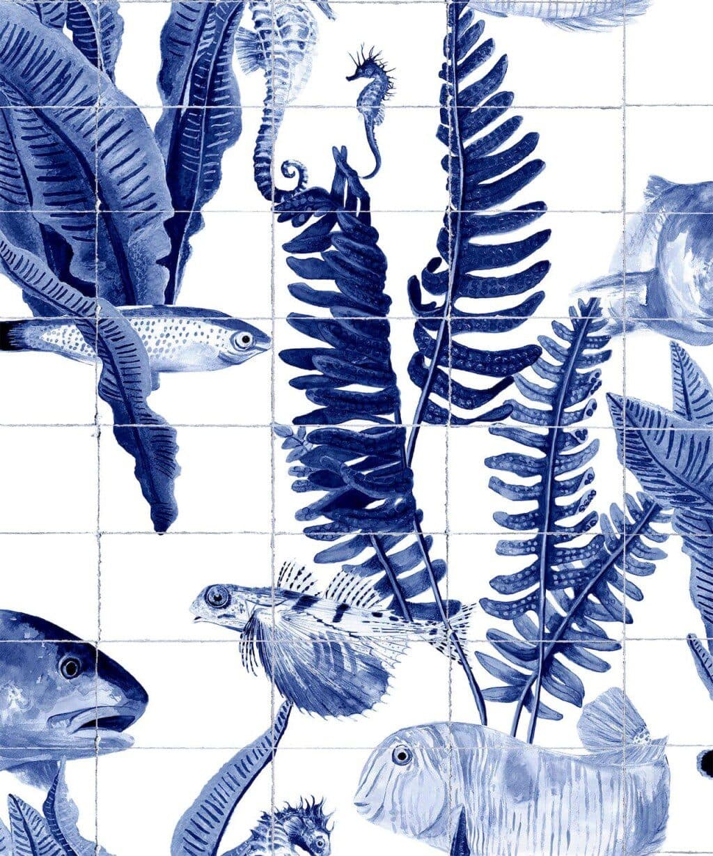 Bank of Fish Tiles