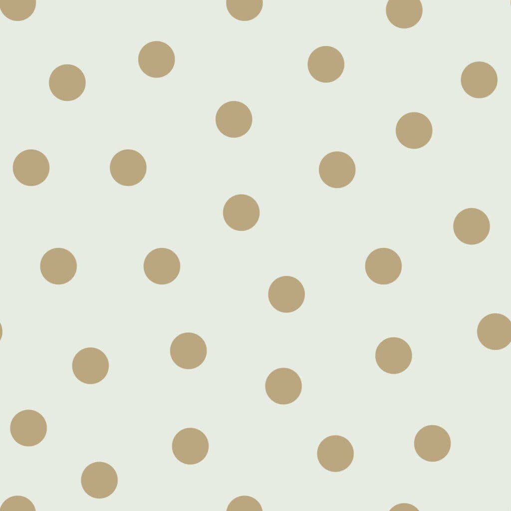 wallpaper dots off-white and gold 139243