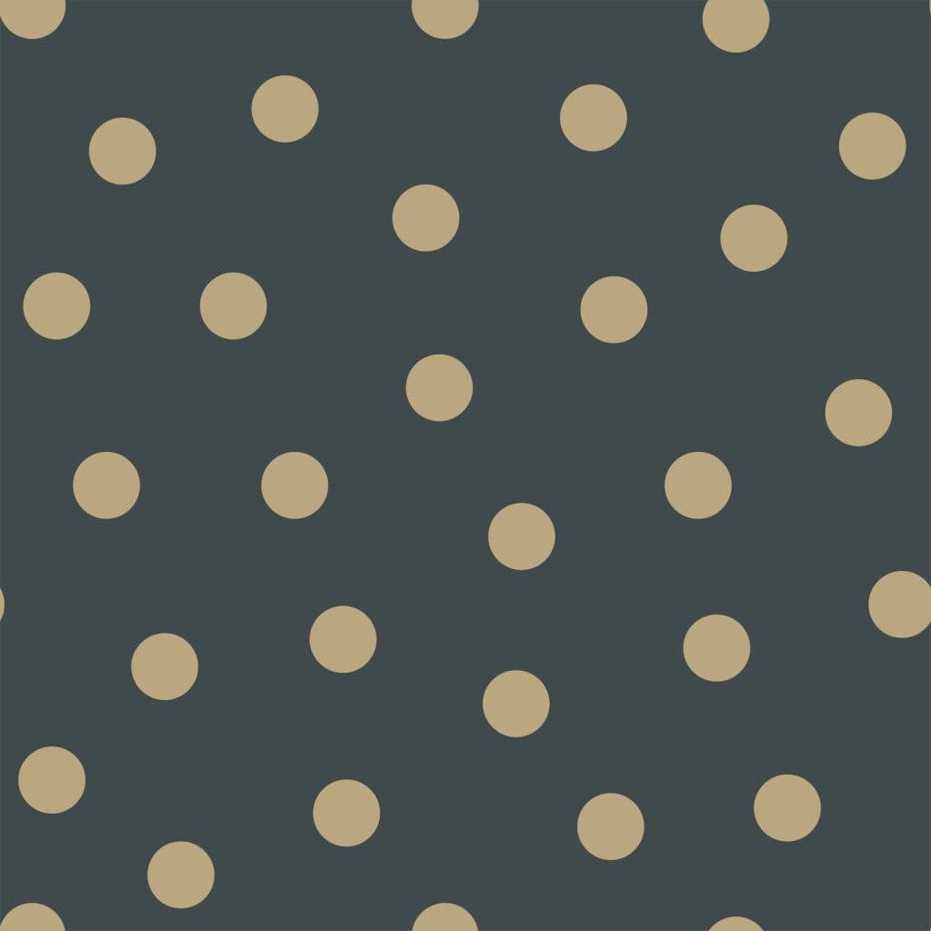 wallpaper dots grayed vintage blue and gold 139246