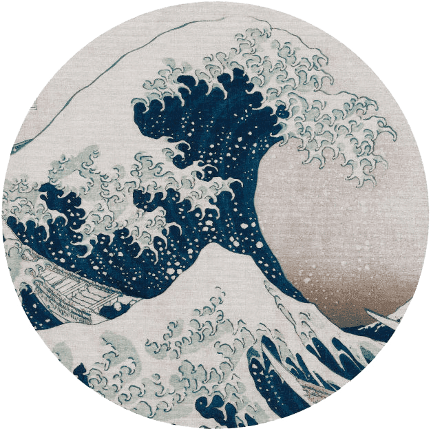 Hokusai kolo wymiarowanie