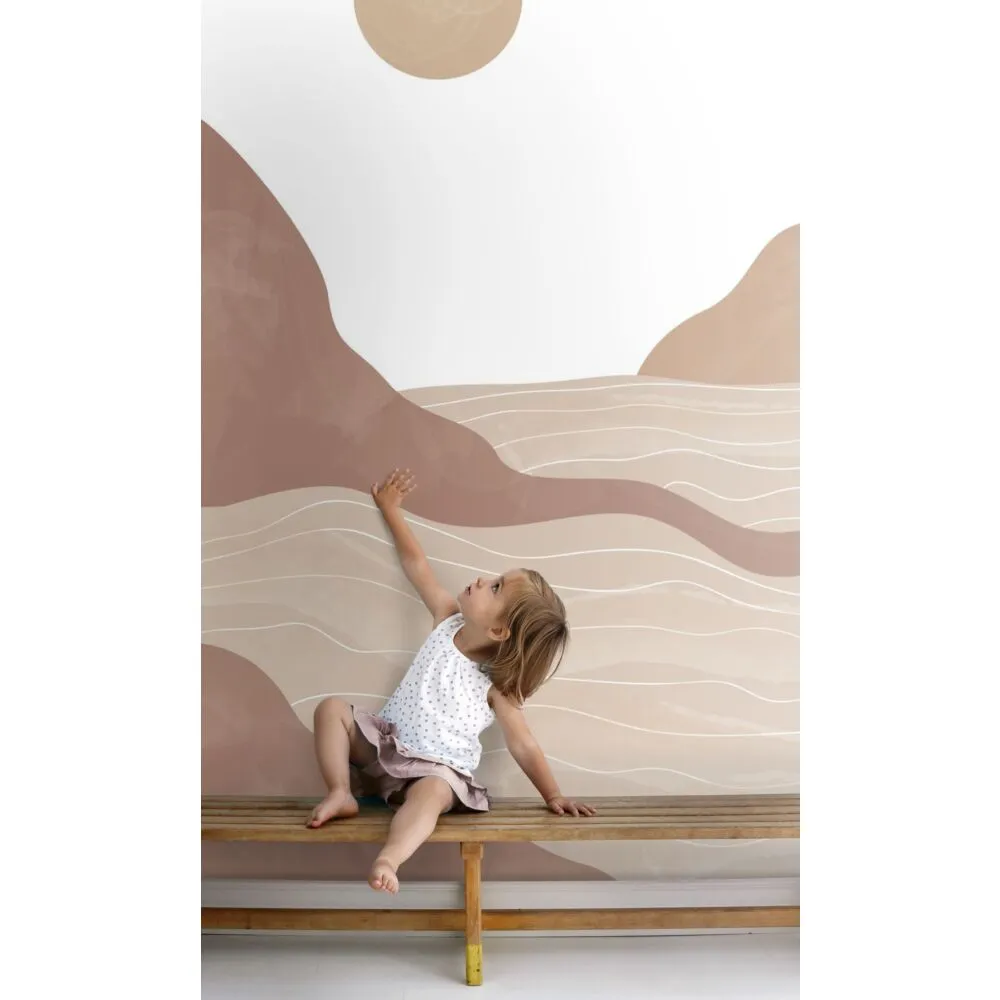 wall mural mountains