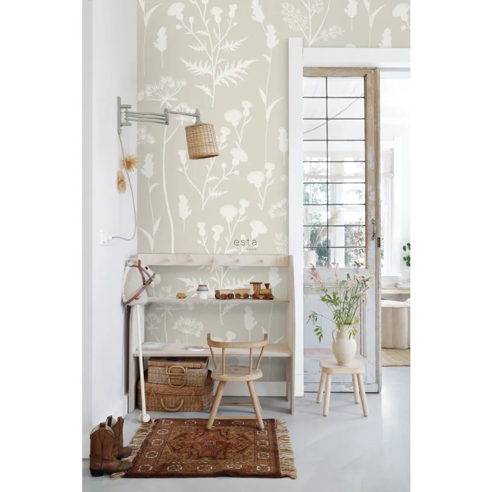 wall mural wildflowers
